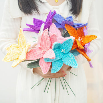 Handmade Bouquet of Flowers | Crochet Lilys | Best Gifts for Her