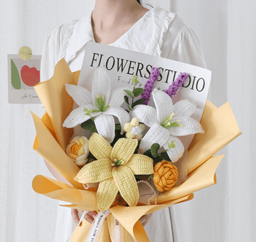 Crochet Lily | Crochet Roses | Gifts for Anniversary