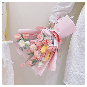 Crochet Bouquet of Flowers | Crochet Rose | Crochet Tulips