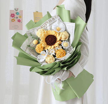 Crochet Roses |  Crochet Sunflowers |  Gifts for Hers