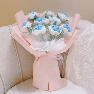 Crochet Flowers | Gradient Rose Bouquet