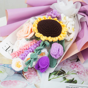 Crochet Flowers | Crochet Flowers Bouquet | Crochet Gift for Firend and Family